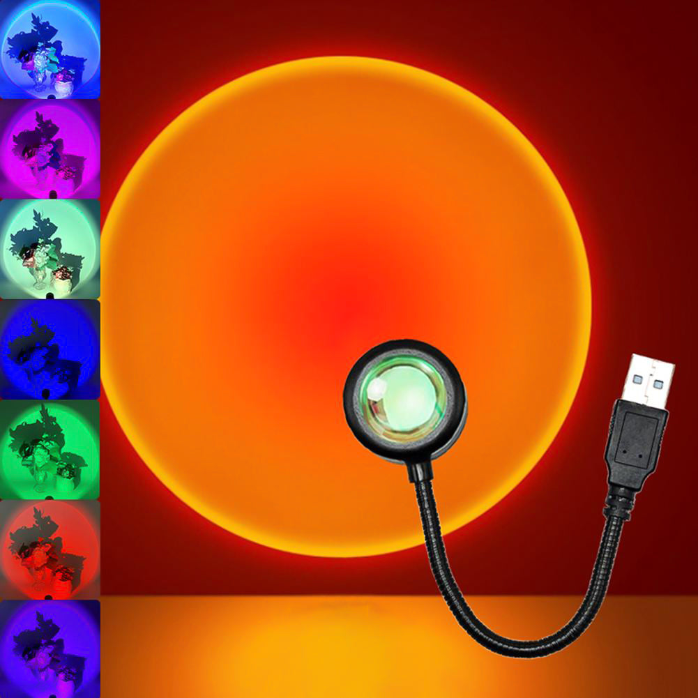 3€80 sur Lampe de Projecteur LED Coucher de Soleil Éclairage Ambiant -  Achat & prix